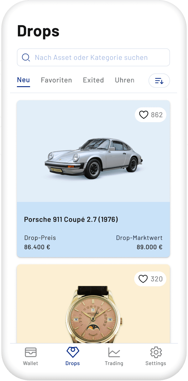 Entdecke täglich neue Sammlerstücke